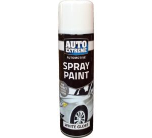 Auto Extreme Automotive White Gloss Spray Paint 250ml