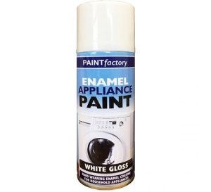 Paint Factory Enamel Appliance White Gloss Spray Paint 400ml