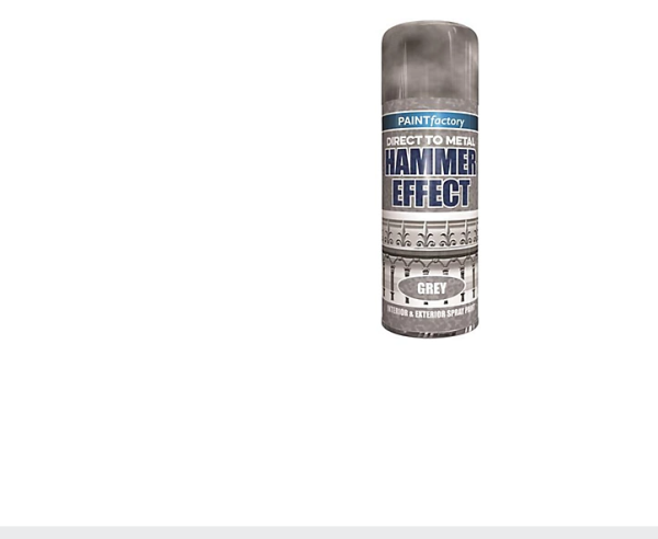 Premium Rapide hammer effect grey paint 170ml