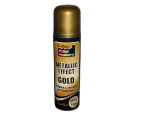 Paint Factory Household Gold Metallic Spray Paint 250ml