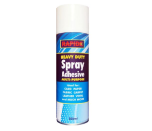 Rapide Heavy Duty Multi-Purpose Spray Adhesive 500ml