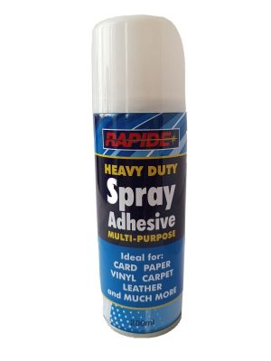 Heavy Duty Spray Adhesive Multi-Purpose 200ml (Ideal For Card, Paper,Fabric,Carpet, Leather And Vinyl And Much More)