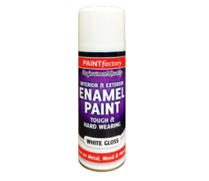 Paint Factory Enamel White Gloss Paint 250ml