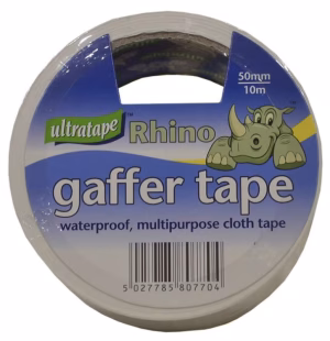 Ultratape Rhino White Gaffer Tape 50mm X 10m