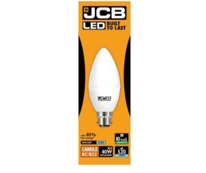 JCB LED Candle 6W=40W Daylight Bayonet Cap