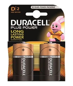 Duracell D Size Plus Power Pack Of 2