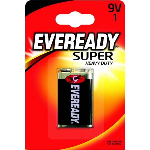 Premium Eveready super heavy duty 9v battery