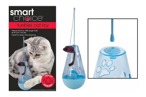 Smart Choice Interactive Mouse & Ball Tumbler Cat Toy