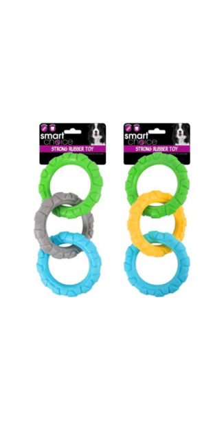 Smart Choice Rubber Ring Dog Toy 20cm X 9cm