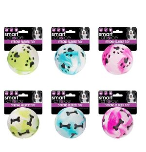 Smart Choice Rubber Squeaker Ball Dog Toy 7.5cm
