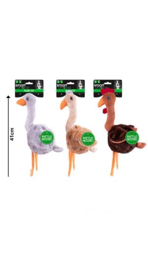 Smart Choice Plush Rattle Crinkle Bird Dog Toy 43cm