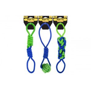 Smart Choice Green & Blue Rope Tug Dog Toy 45cm