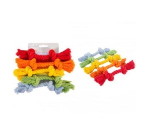 Smart Choice Assorted Colour Small Dog Puppy Rope Tug Toys Pack Of 5