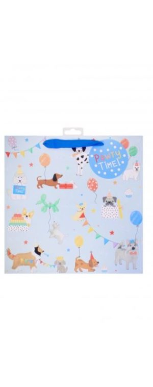 Smart Choice Pawty Time Dog Gift Bag 22cm X 27cm X 15cm