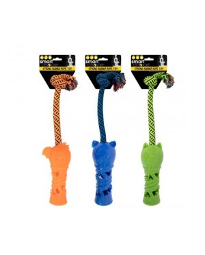 Smart Choice Animal Rubber Rope Tug Dog Toy 48cm