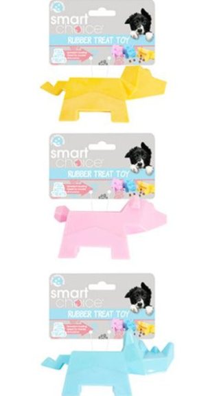 Smart Choice TPRTreat Dispensing Animal Dog Toy 12cm