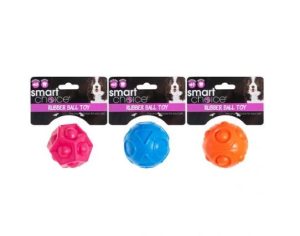 Smart Choice Squeaky Rubber Ball Dog Toy 3