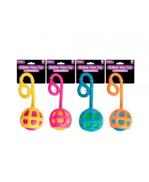 Smart Choice Squeaky Strong Rubber Yoyo Dog Toy 33cm