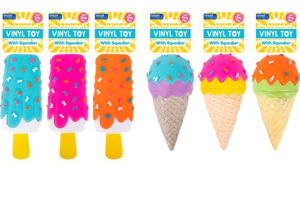 Smart Choice Ice Cream & Ice Lolly Squeaky Dog Toy