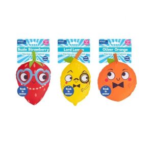 Smart Choice Summer Hydration Plush Fruit Dog Toy
