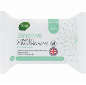 Pure Sensitive Complete Cleansing Wipes Pack Of 25