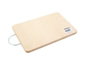 Beech Wood Metal Handle Chopping Board 12.5"