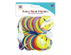 The Box Funny Expressions Foam Stickers PACK OF 120