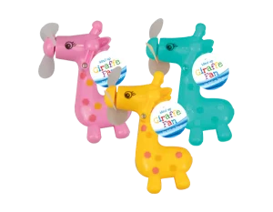 Oxycool Giraffe Wind-Up Hand Fan
