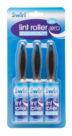 Swirl 30 Sheet Lint Rollers Pack Of 3