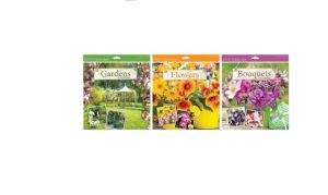 Square Calendar: Floral Photographic "RoSES, Gardens, Bouquets