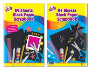 Artbox A4 Black Scrapbook 24 Sheets