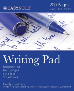 Easynote Lined Duke Writing Pad 135mm X 170mm 200 Pages