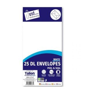 DL Peel & Seal Envelopes 220mm X 110mm Pack Of 25