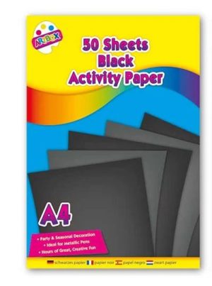 Artbox Black Activity Pad 50 Sheets