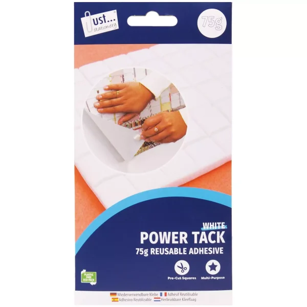 Premium Just stationery eco-friendly white power tack adhesive 75g