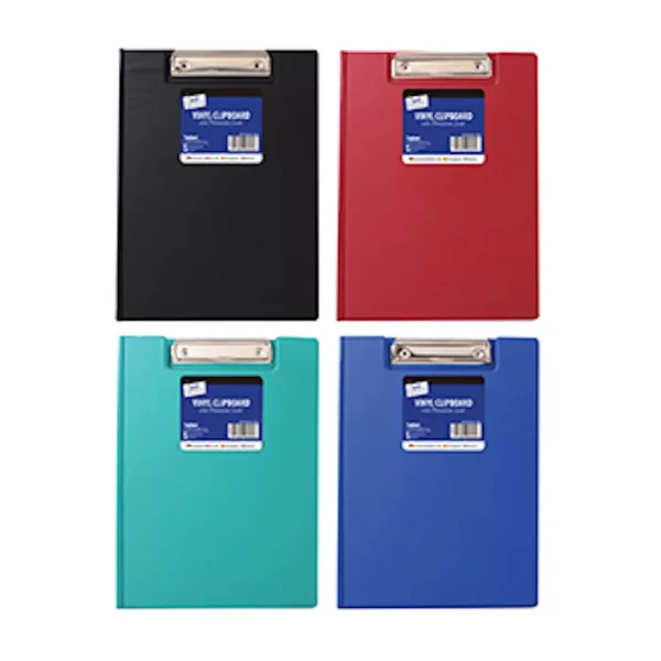 Premium Just stationery a4 vinyl clipboard folder