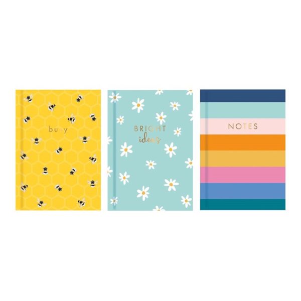 Premium Just stationery a5 brights hardback notebook