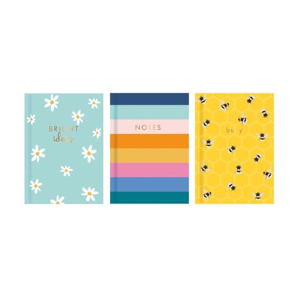 Premium Just stationery a6 brights hardback notebook