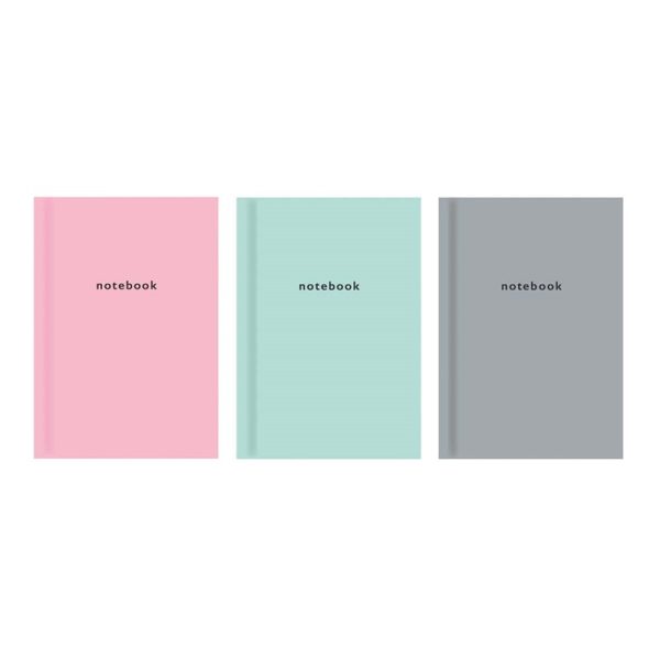 Premium Just stationery a5 pastel hardback ruled notebook