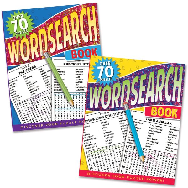 Premium 70 puzzle 80gsm word search book