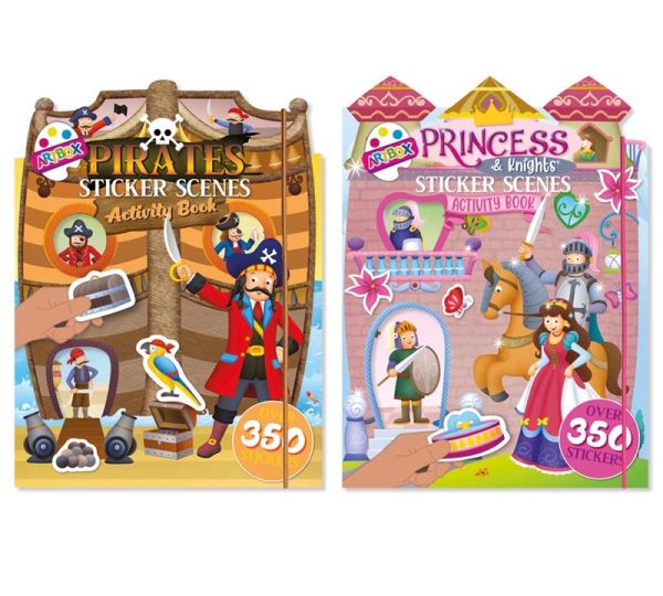 Premium Artbox sticker scenes activity book