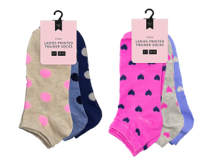 Farley Mill Size 4-7 Ladies Trainer Socks PACK OF 3