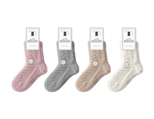 Farley Mill UK 3-7 Ladies Super Soft Knitted Socks PACK OF 2