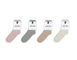Farley Mill UK 4-8 Plain Cosy Socks PACK OF 2