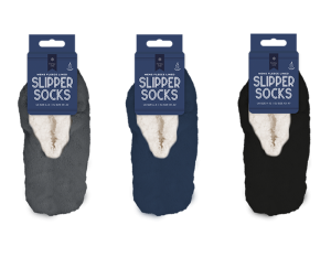 Farley Mill Men's Fleece Lined Slipper Socks