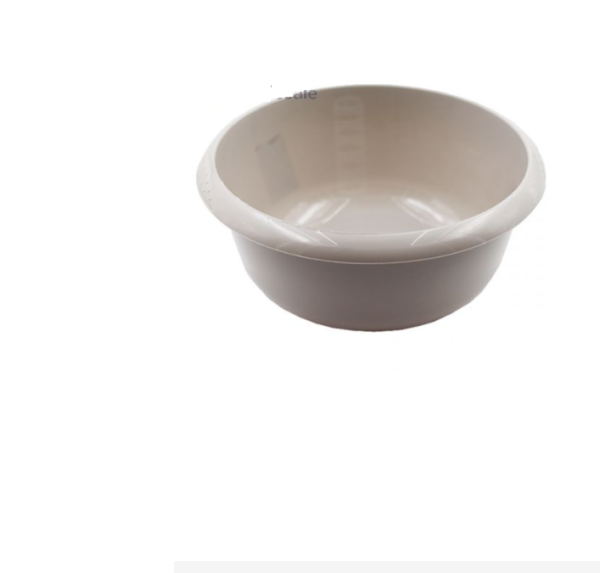 Premium Round bowl taupe 8l