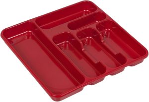 Small Cutlery Tray Glitter Red