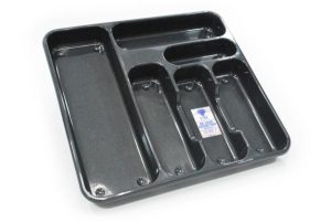 Deluxe Large Cutlery Tray Graphite