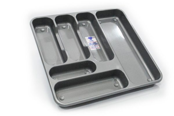 Premium Deluxe large cutlery tray silver