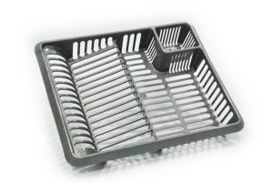 Large Dish Drainer Silver